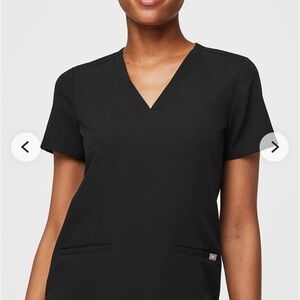 Navy Blue Casma 3 pocket V-fit Women’s Figs Scrub Top - BN in Original Bag